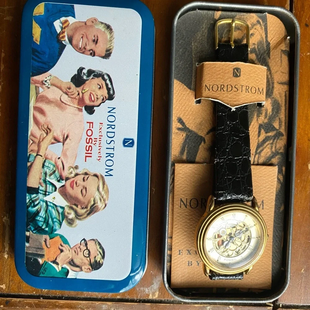 1995 SKELETON FOSSIL WATCH SK-4901